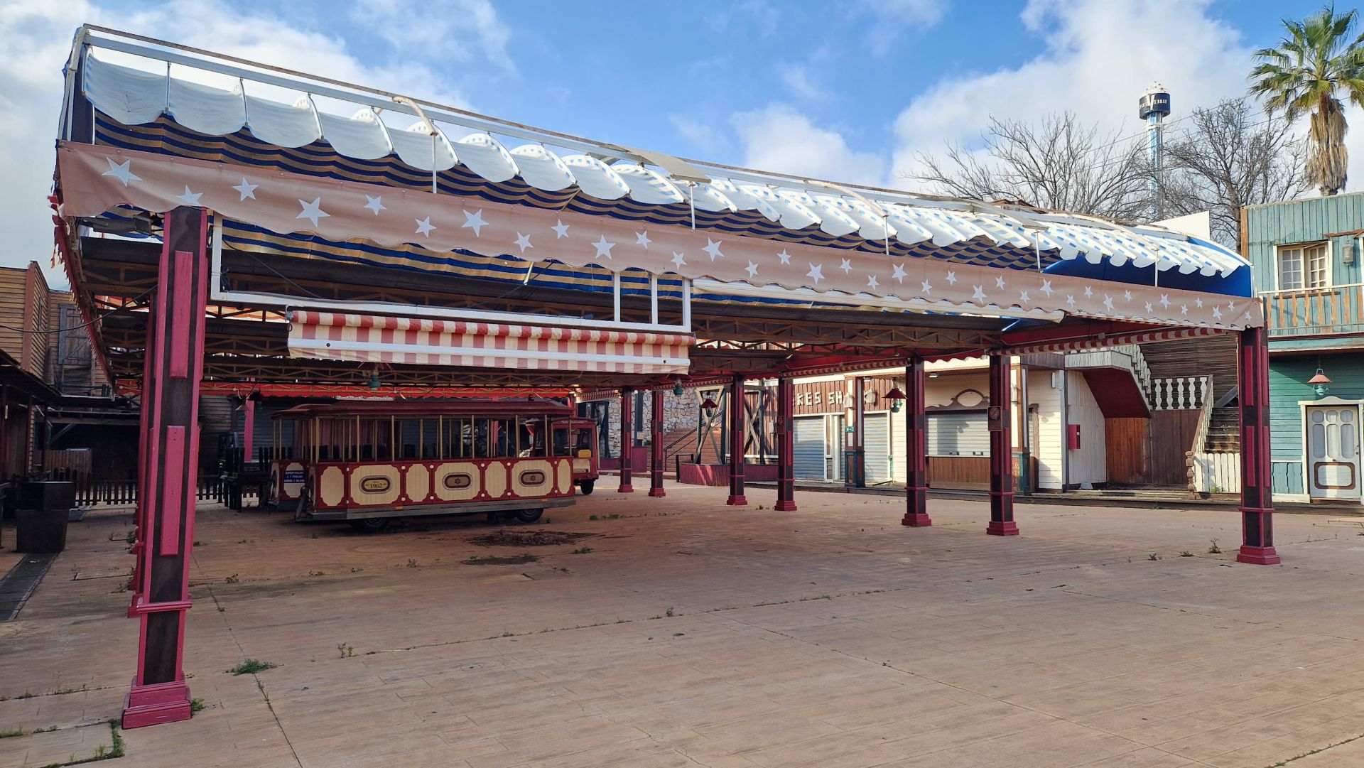 This is the state of the famous Tivoli amusement park on the Costa del Sol, in pictures